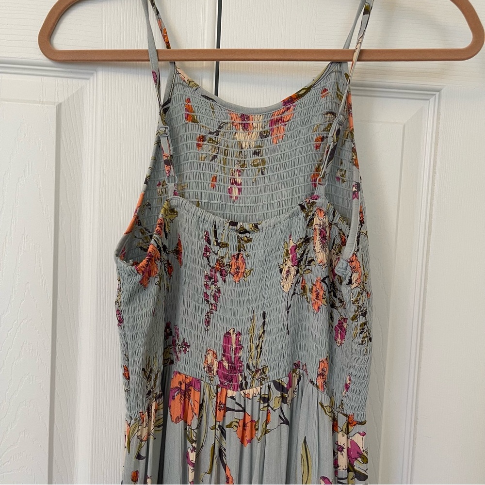 Floral Jumpsuit in Blue and Pink - Picture 6 of 14